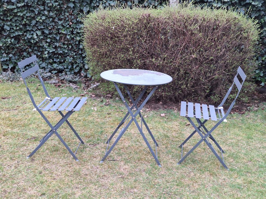 bistroset, Overige materialen, Gebruikt, Tuinset, Eettafel