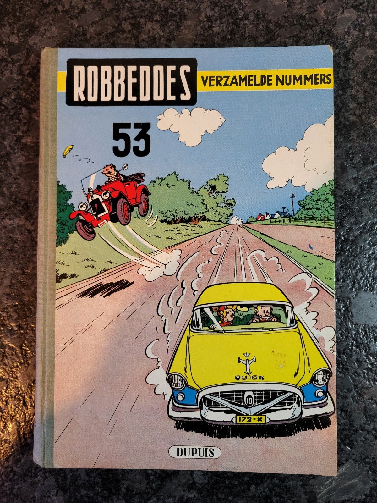 Robbedoes 53 Compleet!! 1955, Eén stripboek, Ophalen of Verzenden, Gelezen