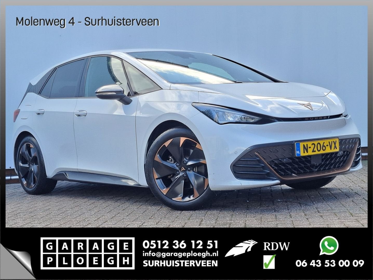 Cupra Born Adrenaline One 62 kWh Adapt.Cruis Navi/Cam Stoelv, Autos, Cupra, 421 km, Achat, Entreprise, Born