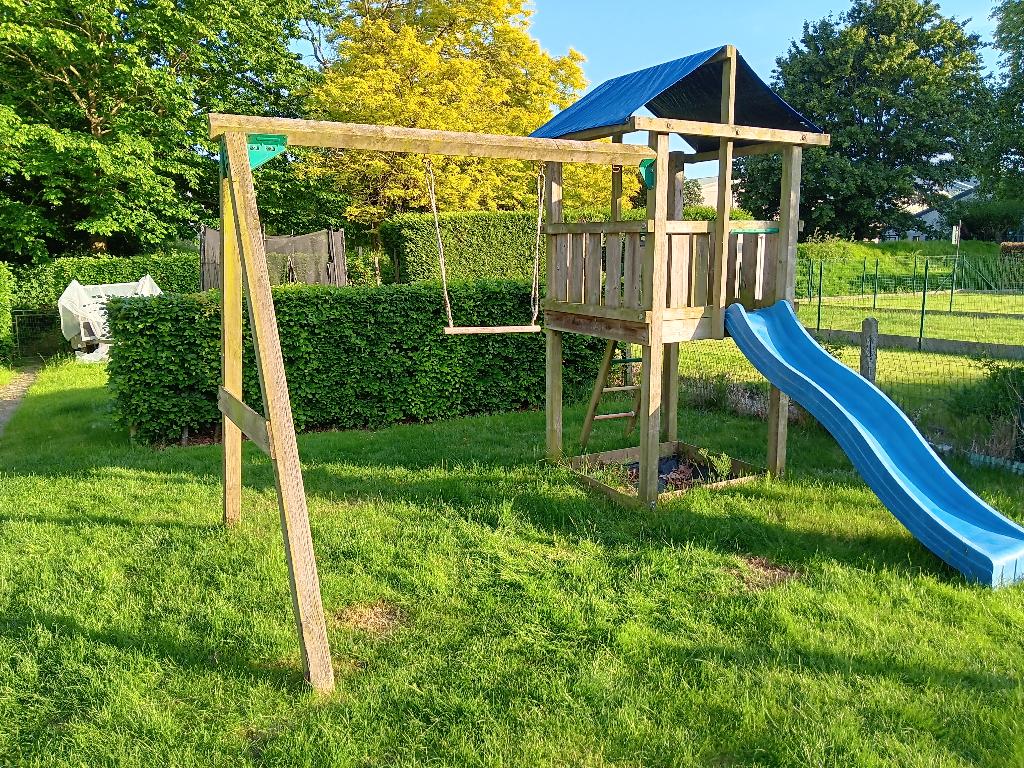Buitenspeeltoestel, Ophalen, Gebruikt, Hout