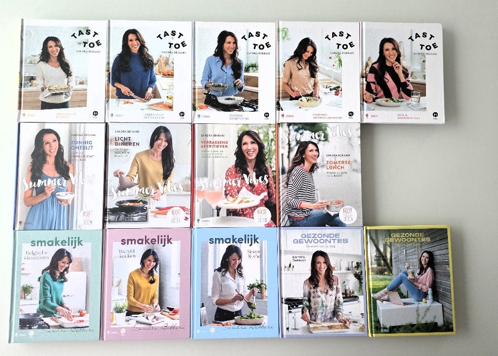 14 Sandra Bekkari kookboeken, Boeken, Ophalen of Verzenden