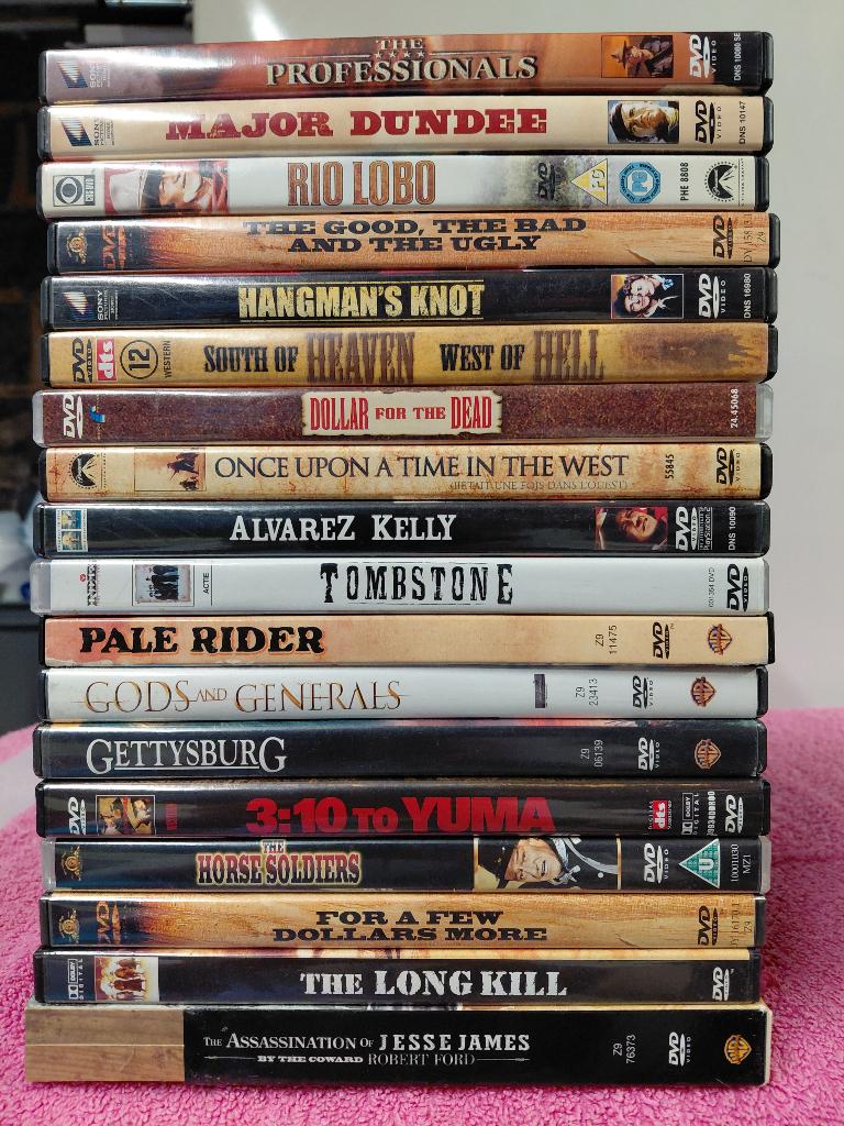 Ruime collectie Western en oorlog films op dvd, Cd's en Dvd's, Dvd's | Actie, Alle leeftijden, Ophalen, Gebruikt, Oorlog