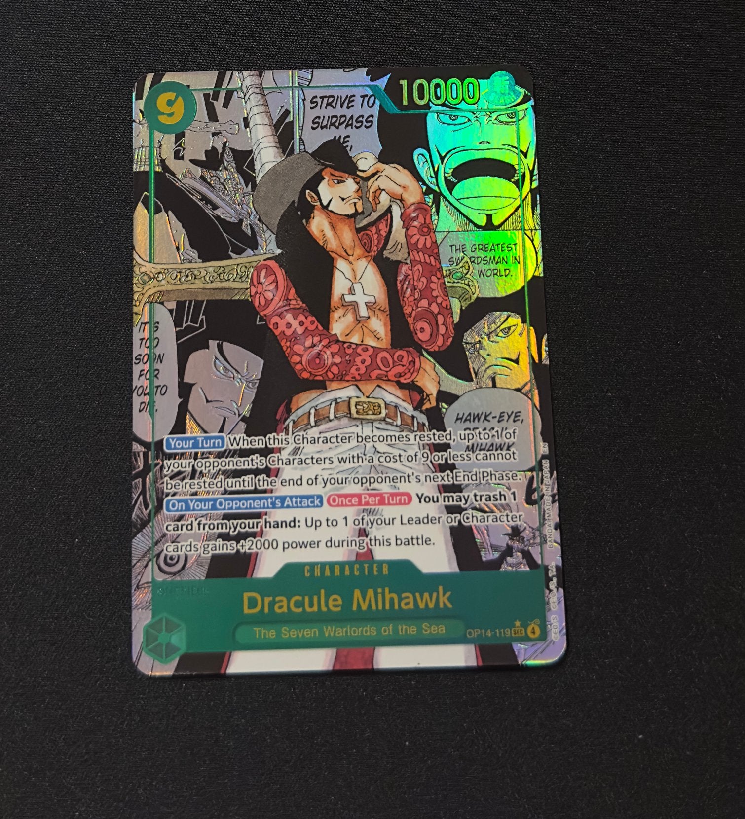 One Piece Mihawk Manga, Ophalen of Verzenden, Zo goed als nieuw