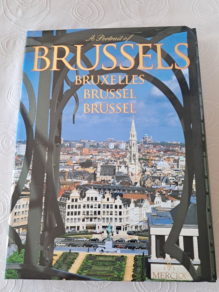 livre portrait de Bruxelles en 4 langues état neuf, Antiquités & Art, Enlèvement, Papier