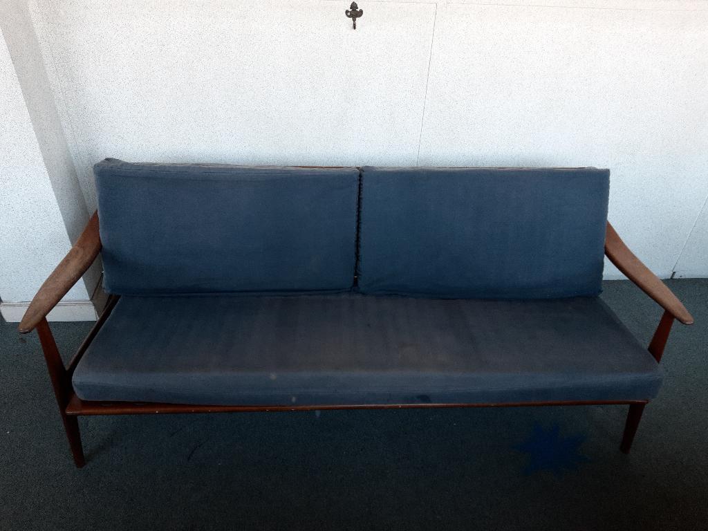 Canapé design scandinave, Scandinave rétro 1960-1970 style Grete Jalk, Enlèvement, Utilisé, Bois