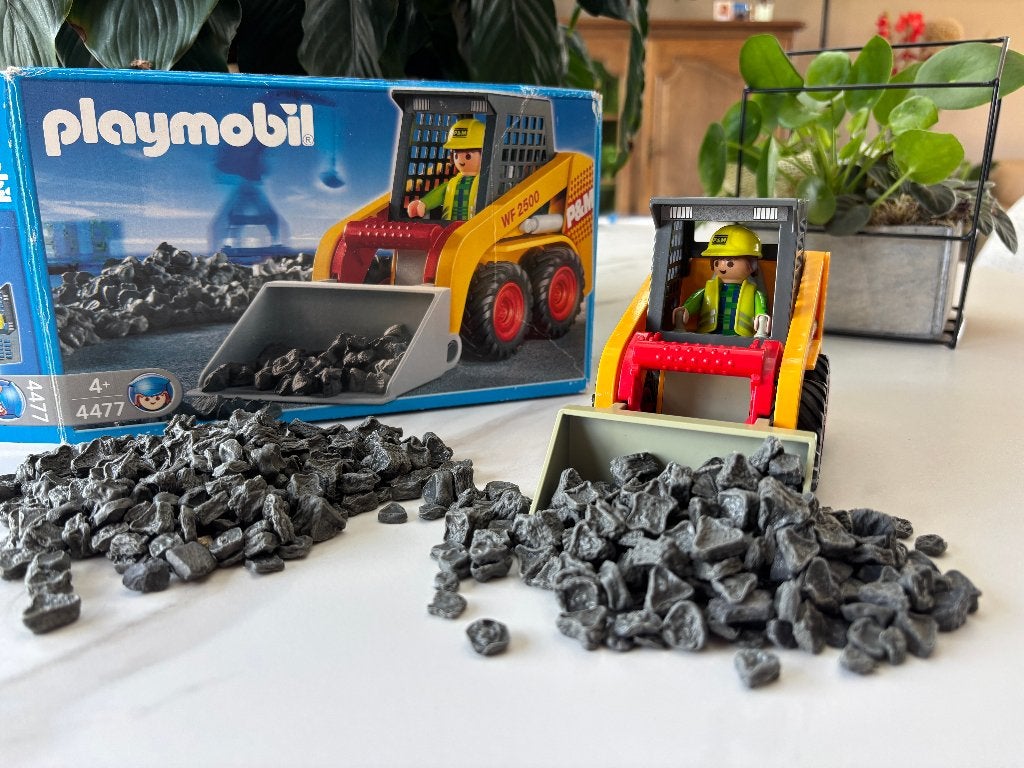 Playmobil 4477 Mini-pelleteuse du port, Comme neuf, Véhicule, City action, Kit complet