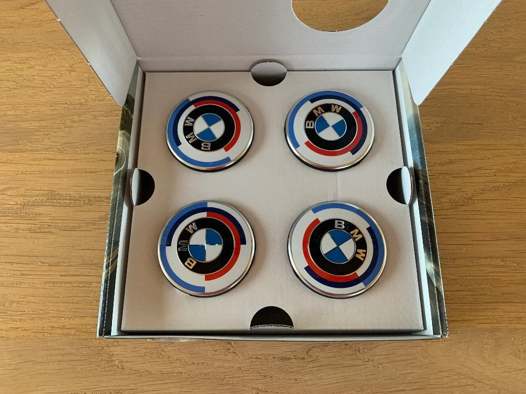 50 Jaar BMW M Center Caps, Ophalen of Verzenden, Nieuw