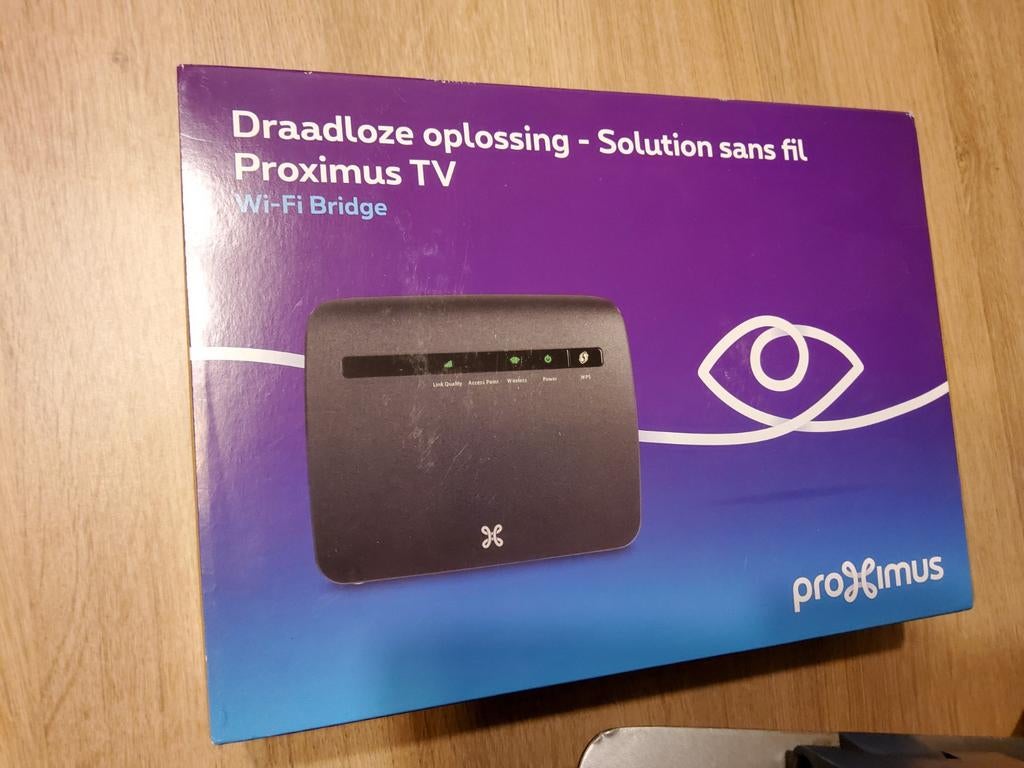 Proximus wifi bridge, Enlèvement ou Envoi
