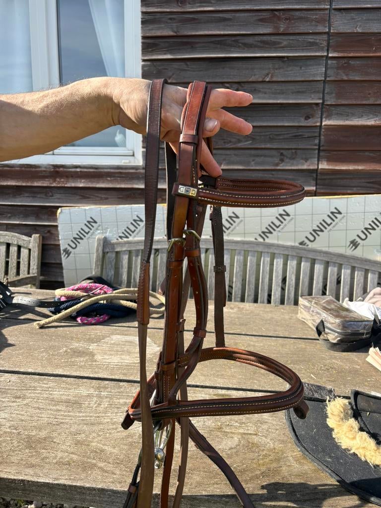 2x hoofdstellen Stübben C/D pony, Ophalen of Verzenden, Zo goed als nieuw