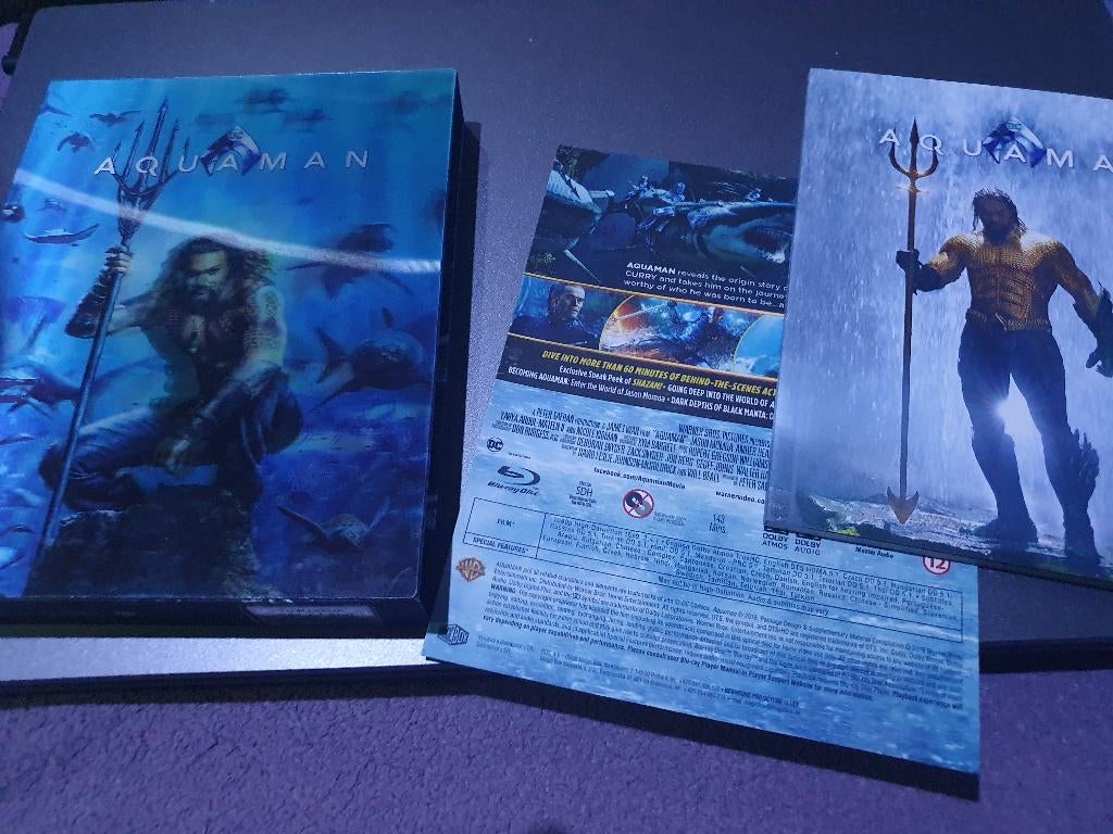 Aquaman 1 lenticulaire scheden, Ophalen of Verzenden, Zo goed als nieuw