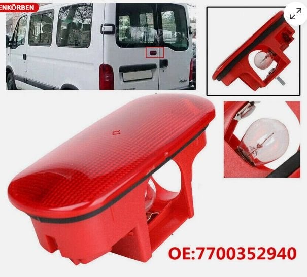 Citroen Jumpy derde remlicht Opel Movano Peugeot Expert Niss, Neuf, -, -, -