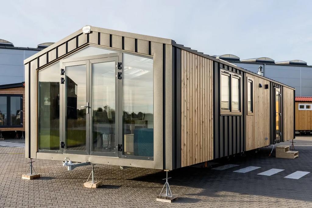 Moderne Woonwagen met Luxe Afwerking en Veel Licht, Caravans en Kamperen, Stacaravans, Tot en met 4