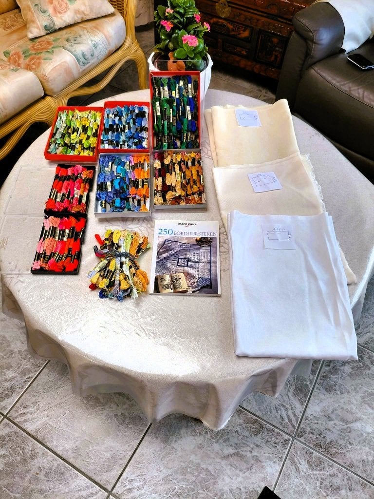Complete borduurset – ideaal voor hobbyisten!, Hobby en Vrije tijd, Ophalen of Verzenden