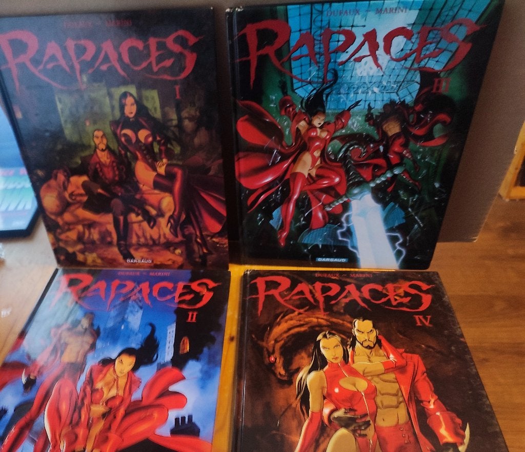 BD - Rapaces => pack Intégrale 4 Tomes (Dargaud), Livres, Plusieurs BD, Enlèvement ou Envoi, Utilisé
