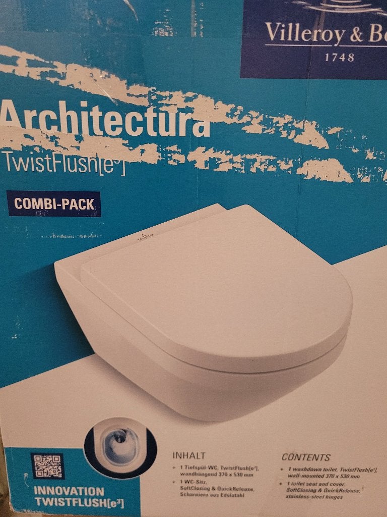 WC Suspendu NEUF VILLEROY & BOCH, Ophalen, Nieuw
