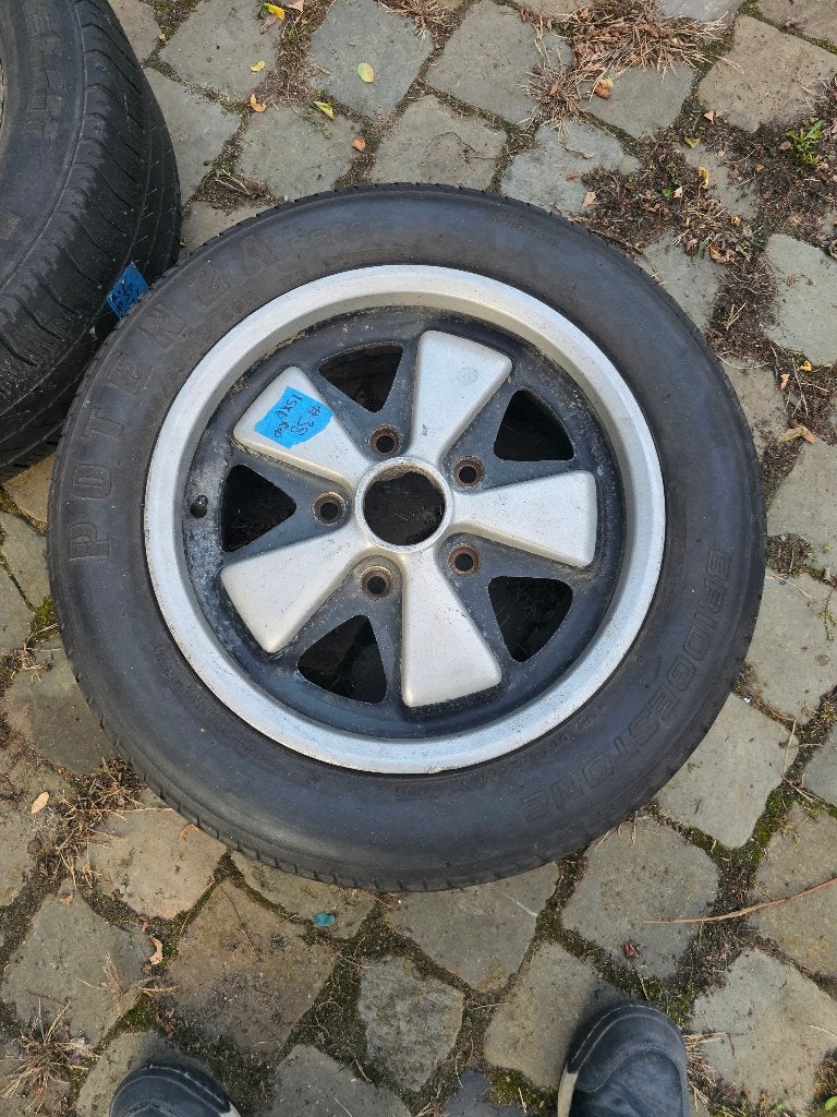Repo porsche fuchs 15 inch 6en 7 breed, Auto-onderdelen, Ophalen, Gebruikt, 15 inch, Zomerbanden