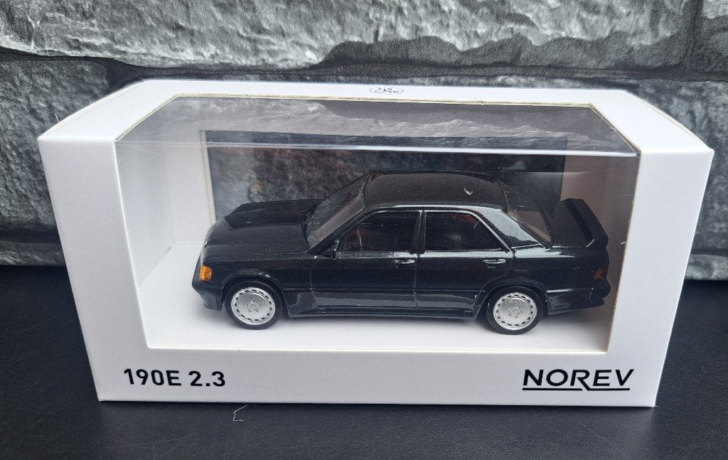Mercedes-benz 190E 2.3 16 Noir 1/43ème, Hobby en Vrije tijd, Auto, Norev, Ophalen of Verzenden, Norev