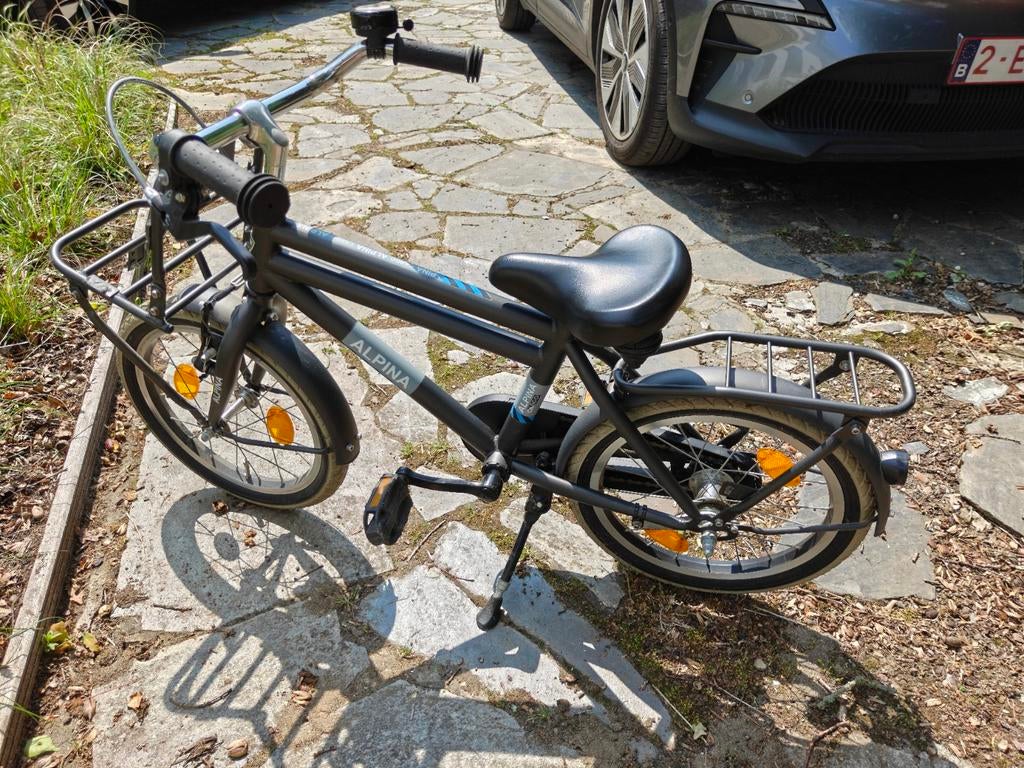 Kinderfiets - zwart - Alpine, Vélos & Vélomoteurs, Vélos | Garçons, Neuf, Frein à main, Frein à rétropédalage, Enlèvement