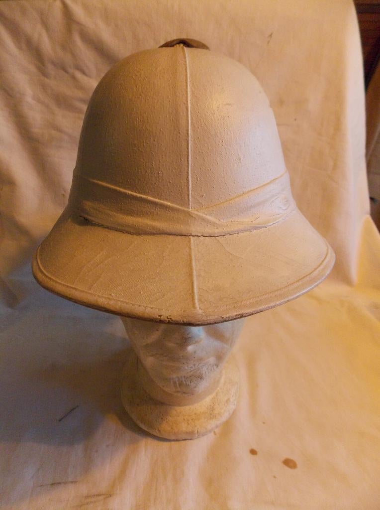 Casque tropical anglais de la Seconde Guerre mondiale, Collections, Objets militaires | Seconde Guerre mondiale, Enlèvement ou Envoi
