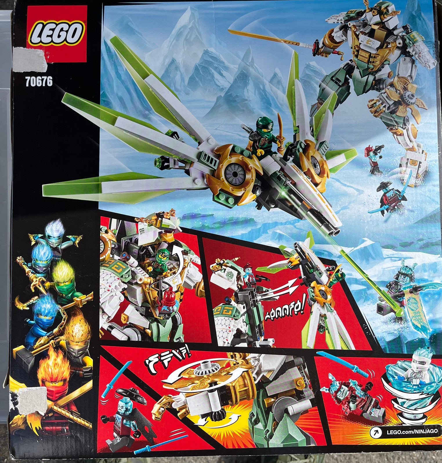 Lego Ninjago 70676, Ophalen, Zo goed als nieuw, Lego, Ninjago