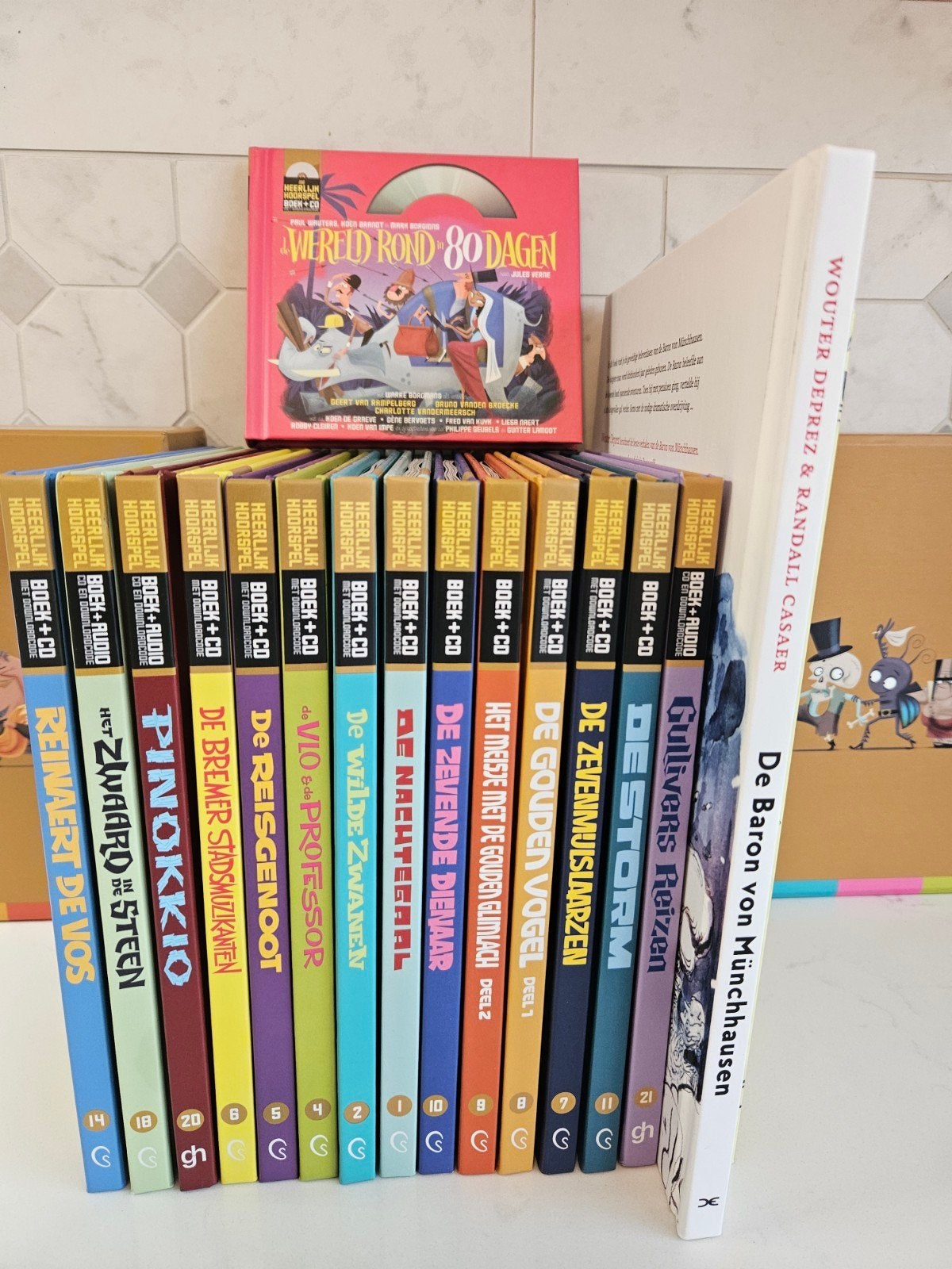 Geluidshuis - Luisterverhalen Boek + CD, Ophalen, Cd