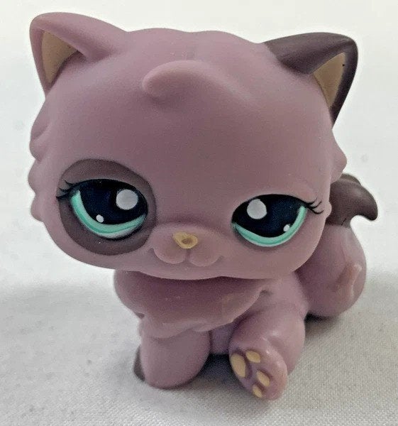 Hasbro Littlest Pet Shop LPS #1027 Chat persan Vintage G2, Collections, Jouets miniatures, Comme neuf, Envoi