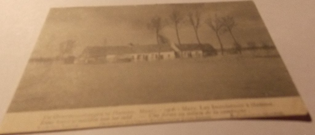 OVERSROMING HAMME HOEVE  IN VELD, Verzamelen, Ophalen of Verzenden, Oost-Vlaanderen