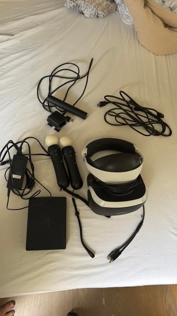 Set Ps4 VR à vendre +Motion Sticks, Casque gamer, On-ear, Enlèvement, Utilisé