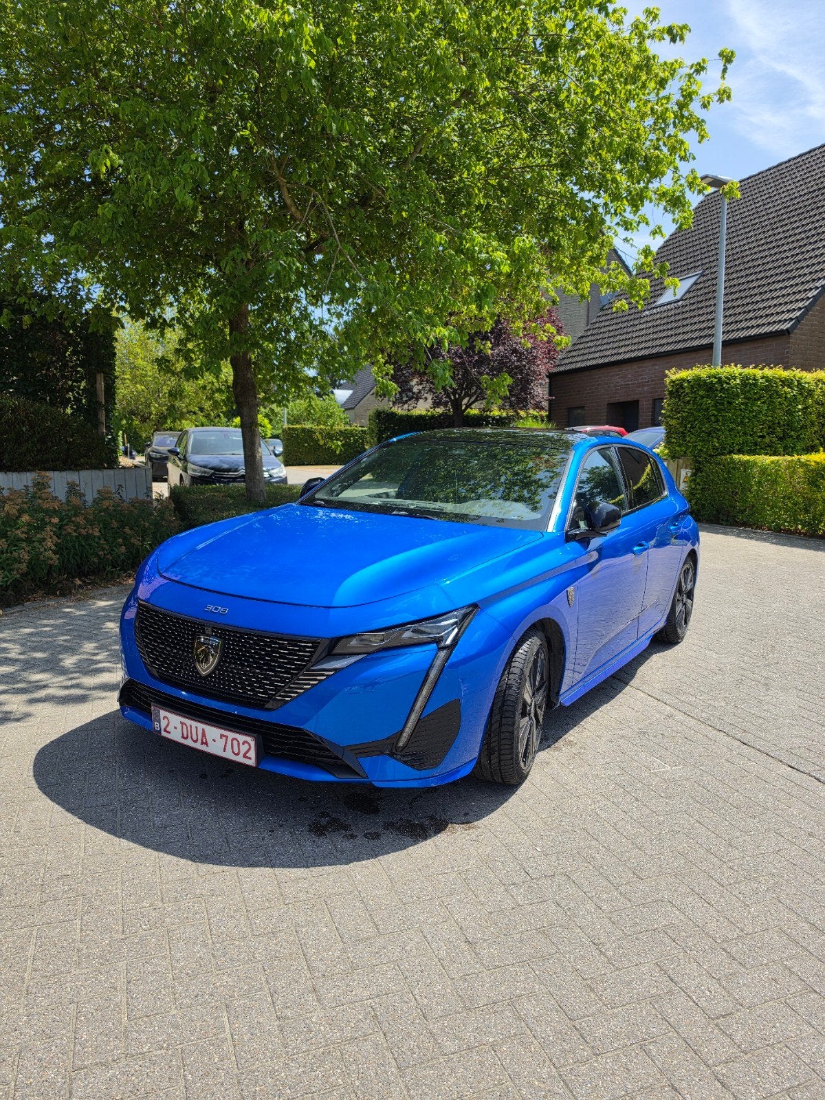 Peugeot 308 GT, Auto's, Blauw, Leder, Berline, 5 deurs