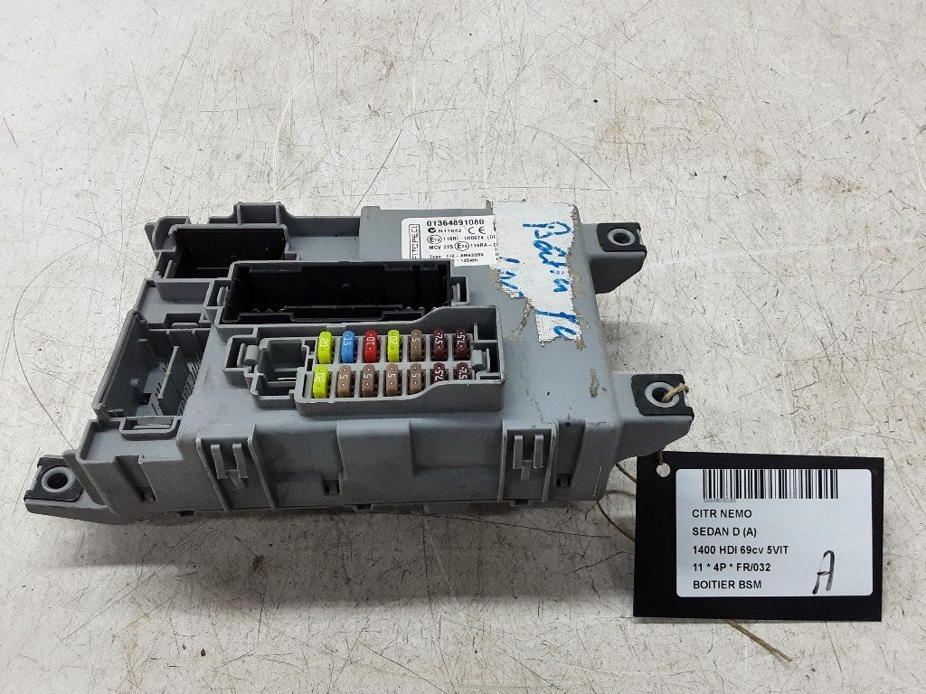 ZEKERINGKAST Citroën Nemo (AA) (01-2008/-) (01364891080), Auto-onderdelen, Gebruikt, Citroën, Kontakt-citroen@citroen.com, Citroën Deutschland GmbH