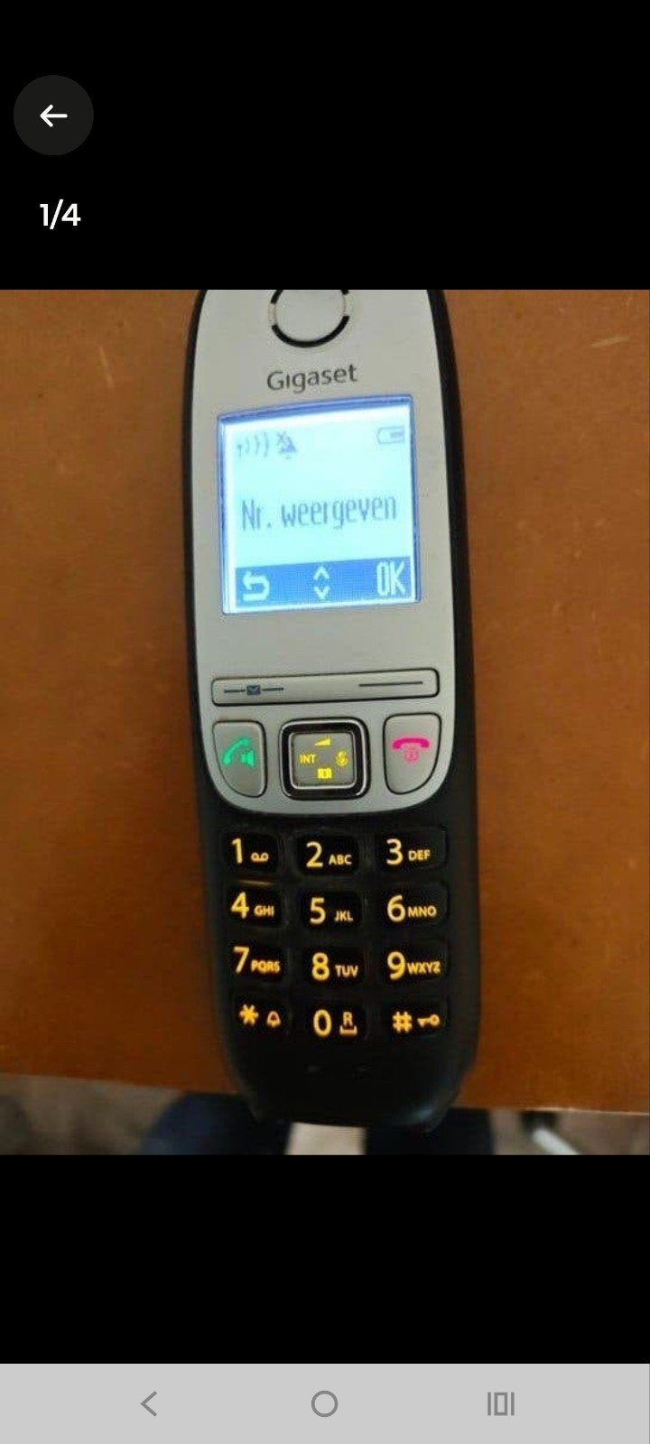 giga set telefoon A415 2 handsets, Ophalen, Zo goed als nieuw, 2 handsets