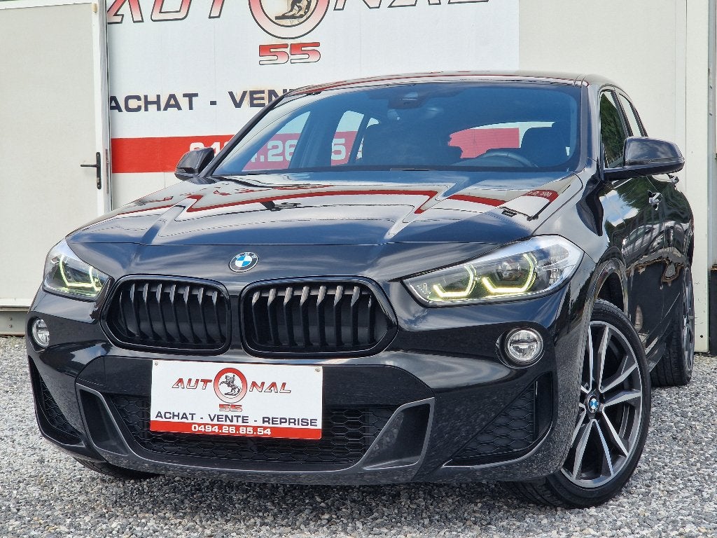 BMW X2 1.5 dAS sDrive16 PACK M SPORT*CARNET*XENON LED*GPS, Autos, Entreprise, 1496 cm³, Noir, 5 portes