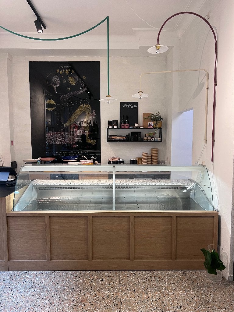 Koeltoonbank van Diamond met opslag en extra glazen plank, Ophalen, Nieuw zonder verpakking, Meubilair