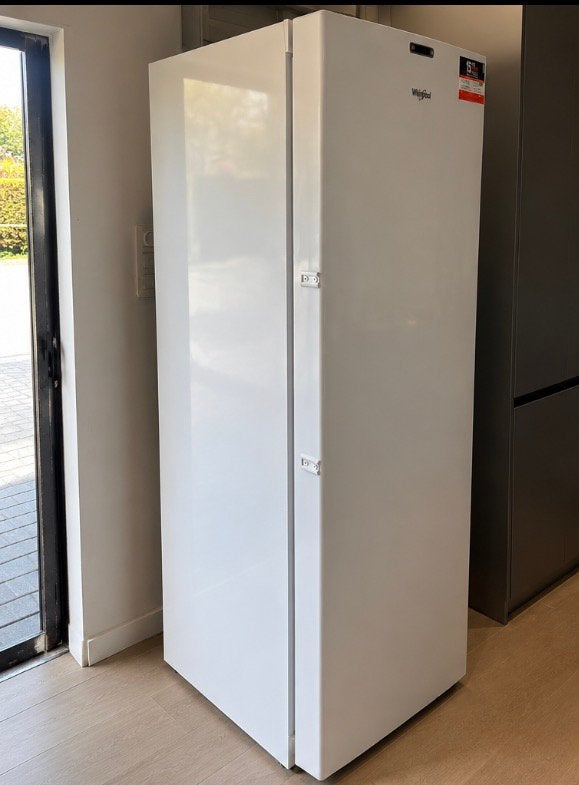 Whirlpool Diepvrieskast – Wit – Met 7 lades – Goede staat, Elektronische apparatuur, Ophalen, Gebruikt, Vrieskast, 160 cm of meer