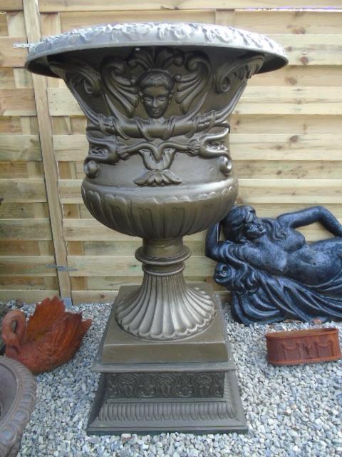 vasque et socle en fonte , jardinière XXL, Enlèvement, Comme neuf