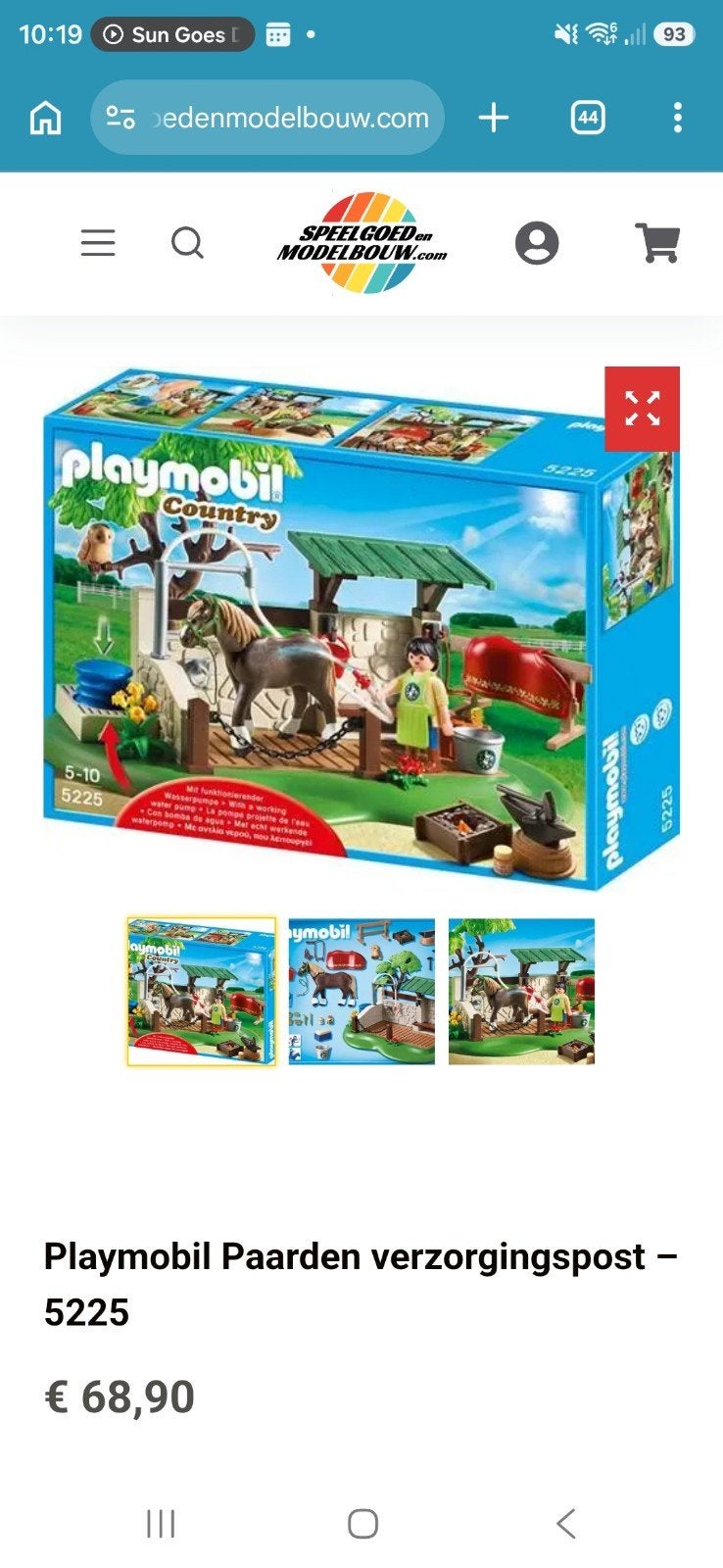 Playmobil 5225 paarden verzorgingspost, Kinderen en Baby's, Ophalen of Verzenden