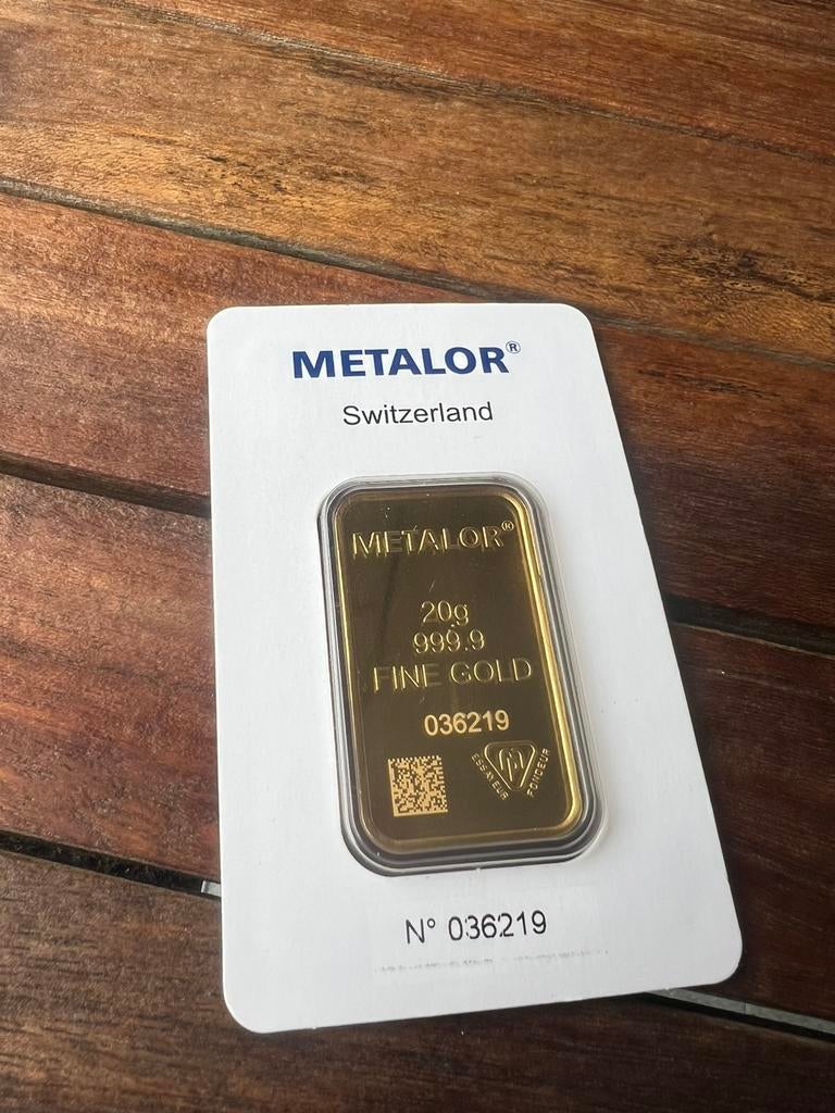 20 gram Metalor, Enlèvement, Or
