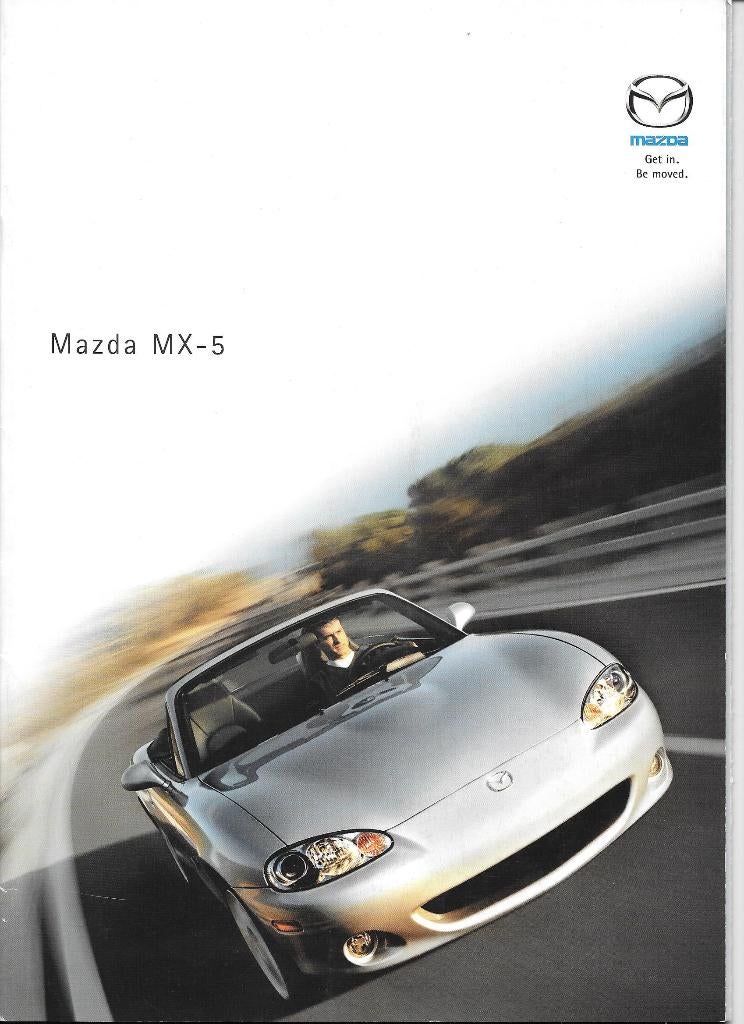 MAZDA MX-5,  2001, Boeken, Auto's | Folders en Tijdschriften, Zo goed als nieuw, Mazda, Ophalen of Verzenden
