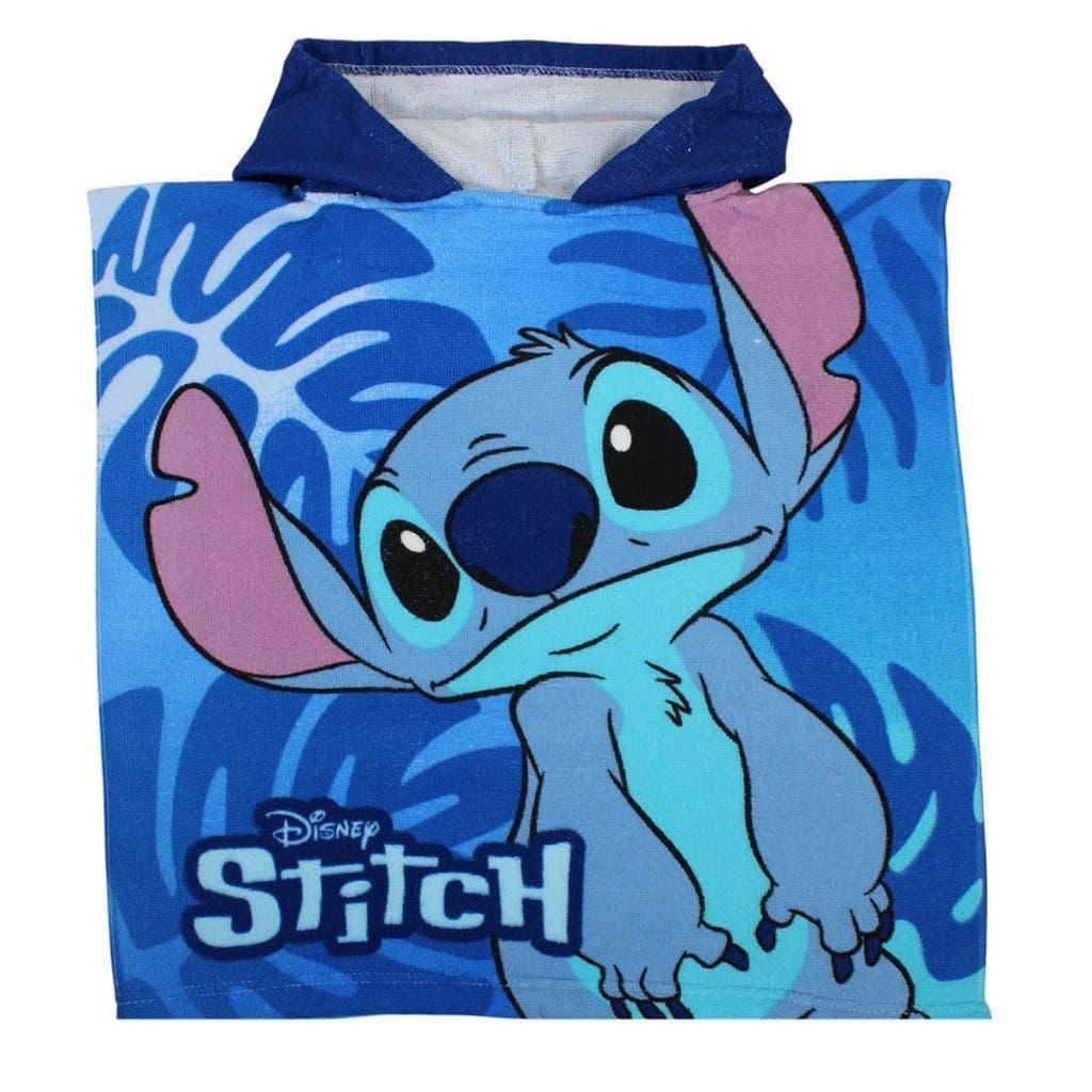 Stitch Badponcho - Sneldrogend - Blauw - Disney Badcape, Kinderen en Baby's, Kinderkleding | Kinder-zwemkleding, Nieuw, Badponcho