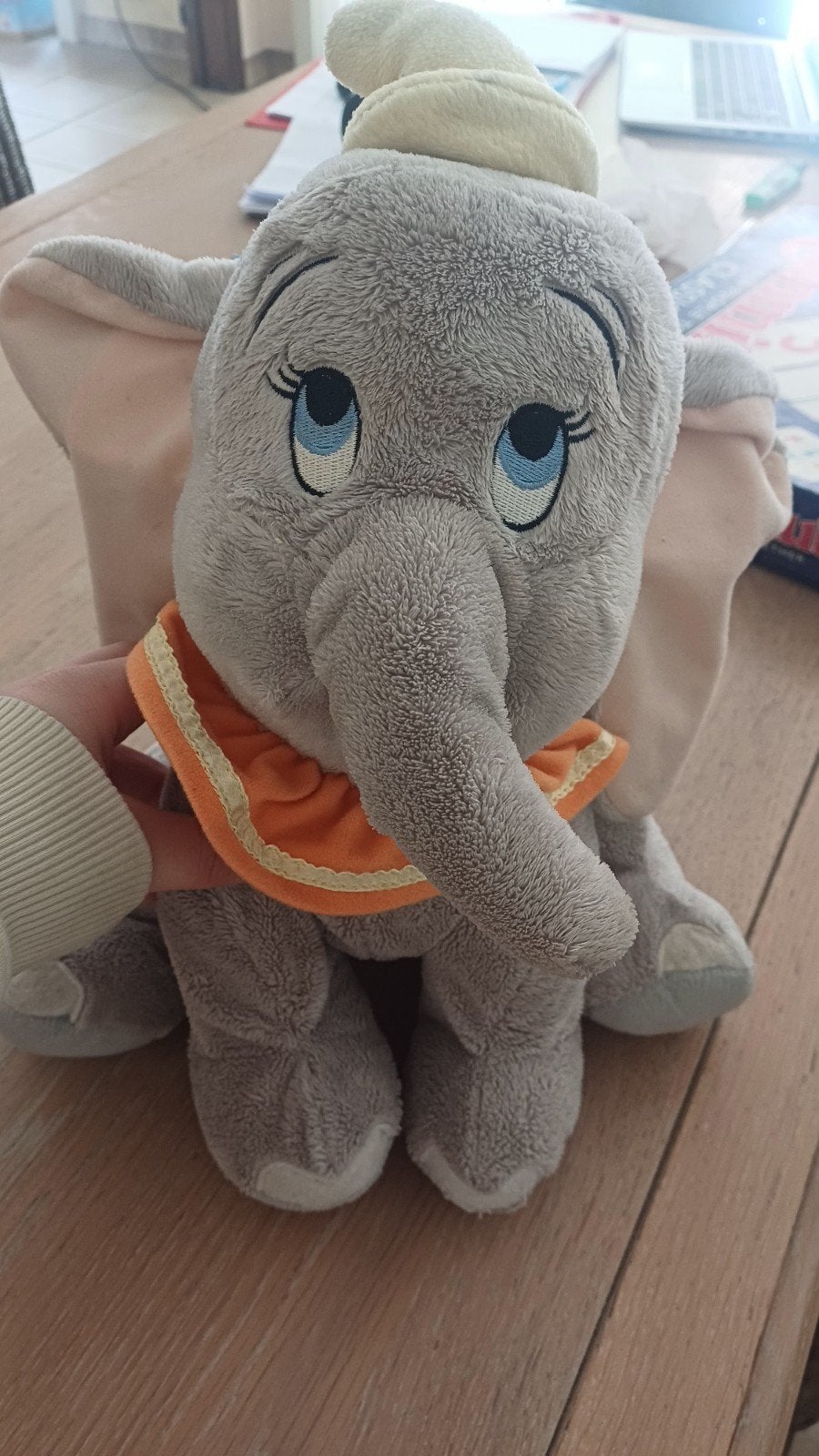 Leuke toffe Dumbo knuffel - dumbo van Disney film, Disney, Disney, Grijs, Ophalen of Verzenden