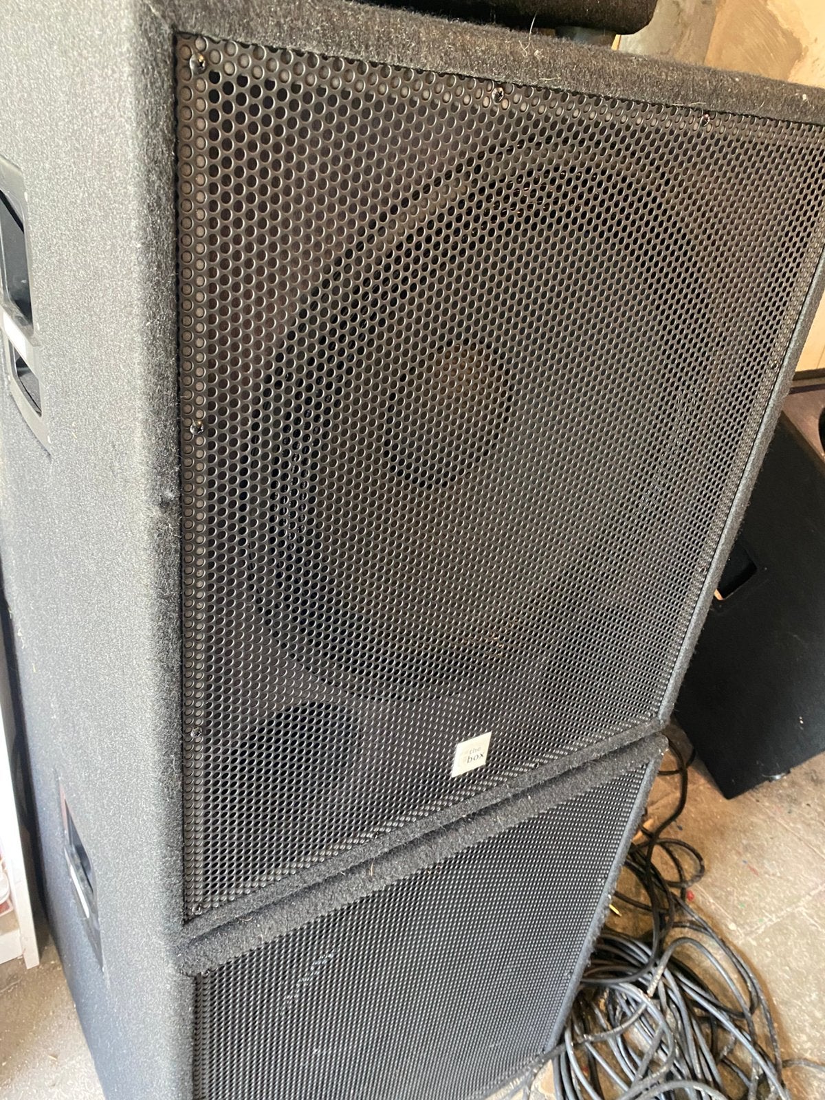 Set 2 subs 18 inch 425 watt RMS 8 ohm the box PA 18 ECO MKII, Muziek en Instrumenten, Ophalen, Nieuw, 500 tot 1000 watt, P.A.