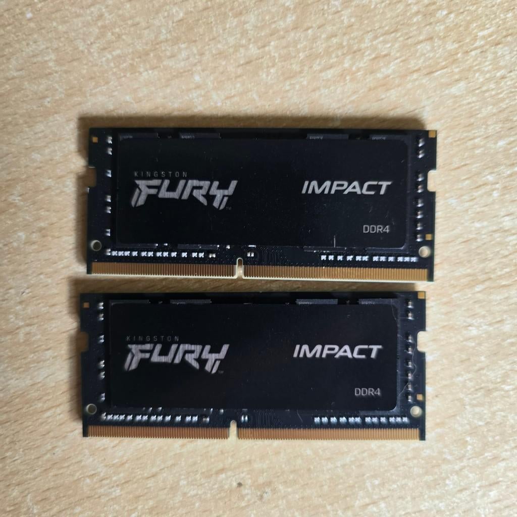 Kingston FURY Impact RAM (64GB, 2X32GB, DDR4, CL20, SO-DIMM), Enlèvement ou Envoi, DDR4, Comme neuf, 64 GB