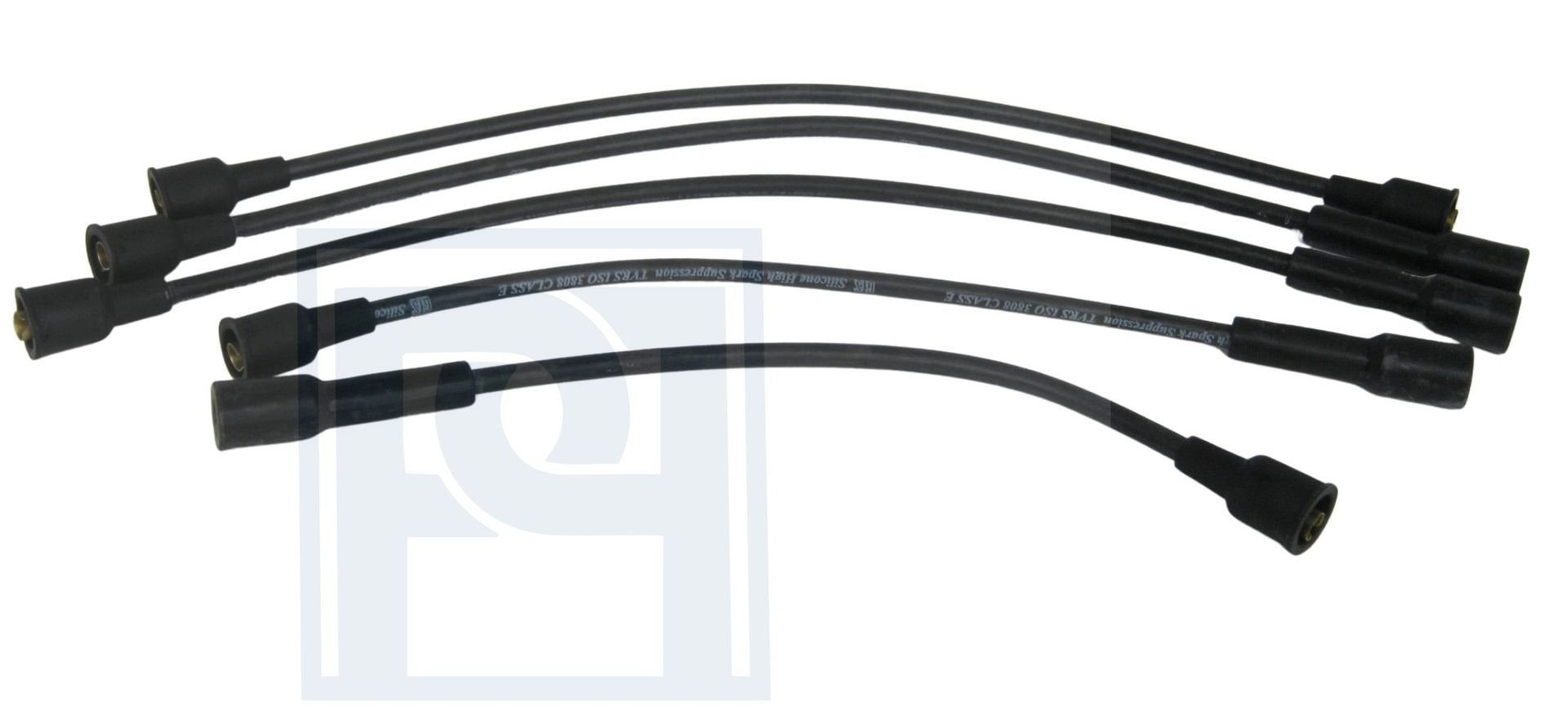 Volvo Bougiekabelset B18+B20 zwart silicon rubber inclusief, Ophalen of Verzenden, Nieuw, Volvo