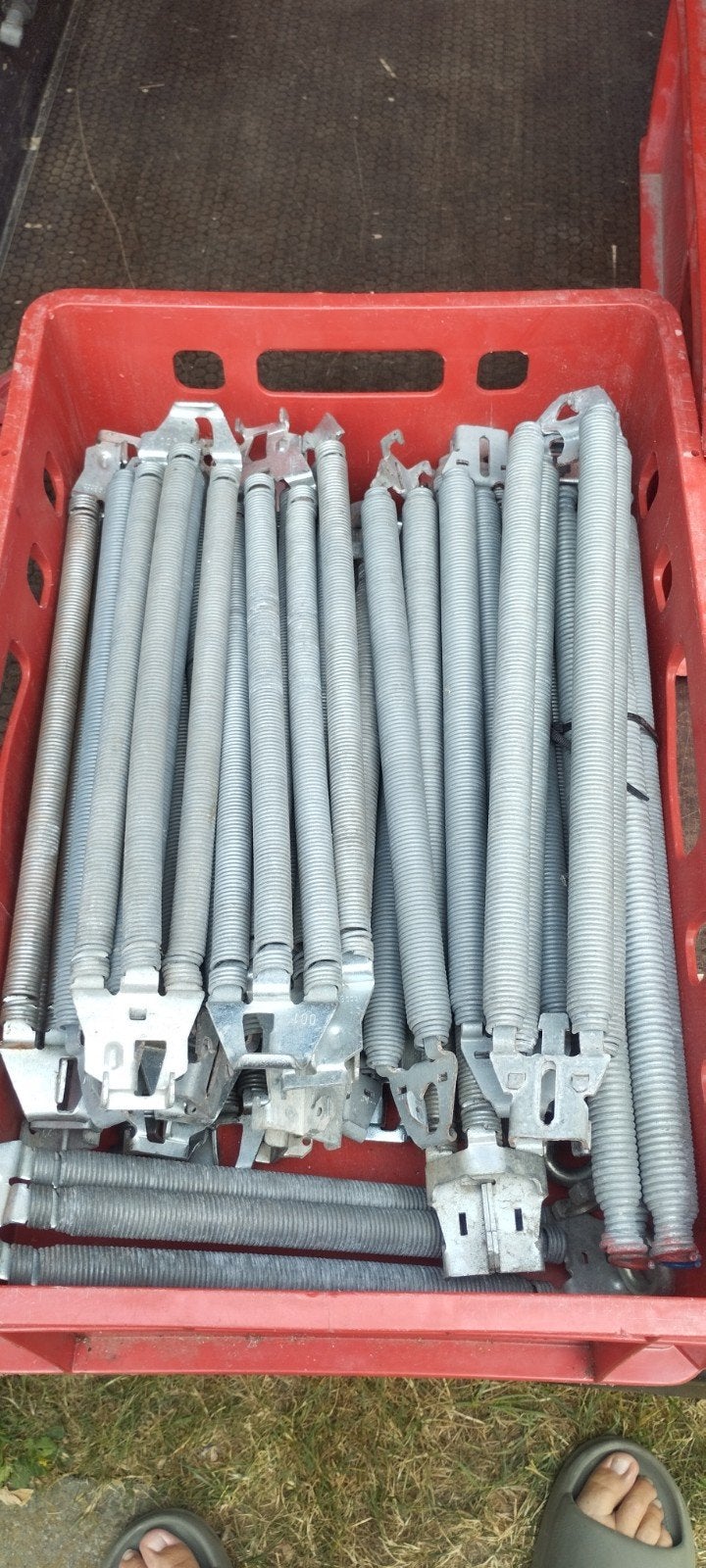pièces diverses pour porte de garage, Enlèvement, Utilisé