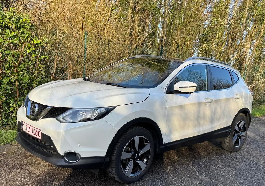 1e eigenaar - full Option - 81000km - Automaat -Qashqai, Auto's, Automaat, Wit, Leder, Particulier