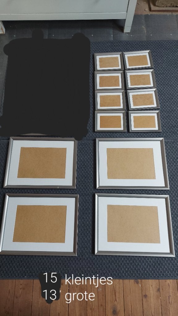 Fotokaders, Ophalen, Gebruikt, Grijs, Standaard fotolijst