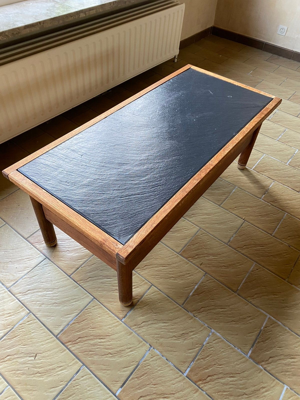 salontafel, Huis en Inrichting, Ophalen, Gebruikt, 100 tot 150 cm, Eikenhout