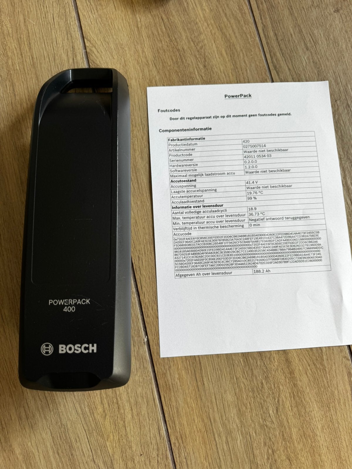 Bosch powerpack 400 kader 900km Bosch Rapport, Zo goed als nieuw