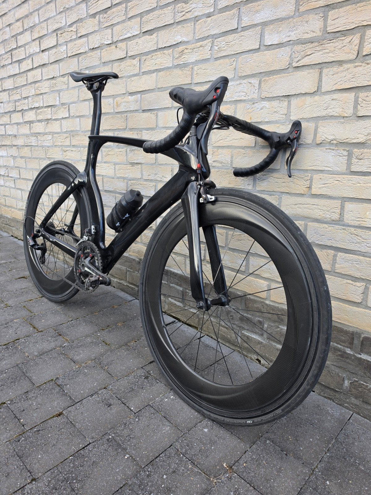 Full carbon aero racefiets, Campagnolo, maat M, Fietsen en Brommers, Fietsen | Racefietsen, Ophalen, 28 inch, Carbon, Zo goed als nieuw