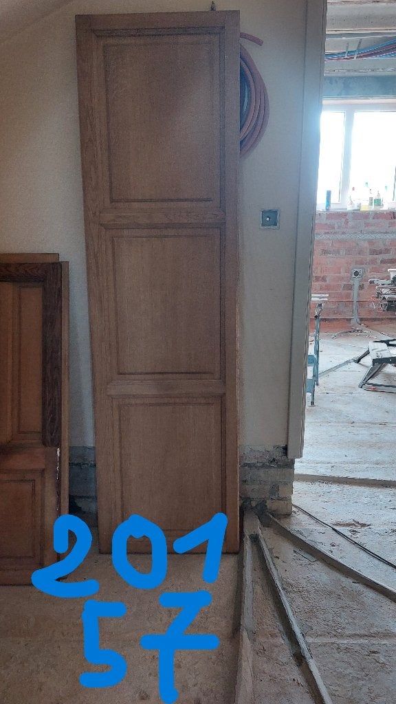 portes/armoires de cuisine en chêne massif sablé, Maison & Meubles, Enlèvement